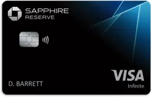 Chase Sapphire Reserve credit card.