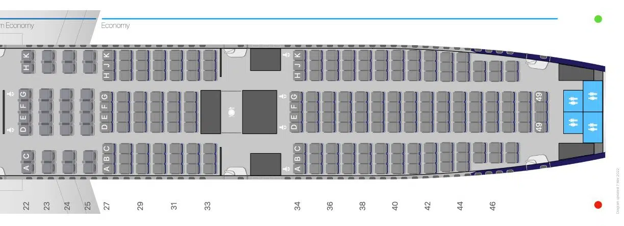 lufthansa 747 seat map