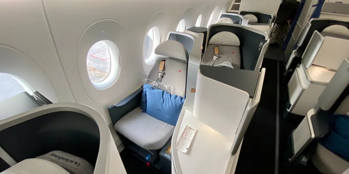 an air france business class seat