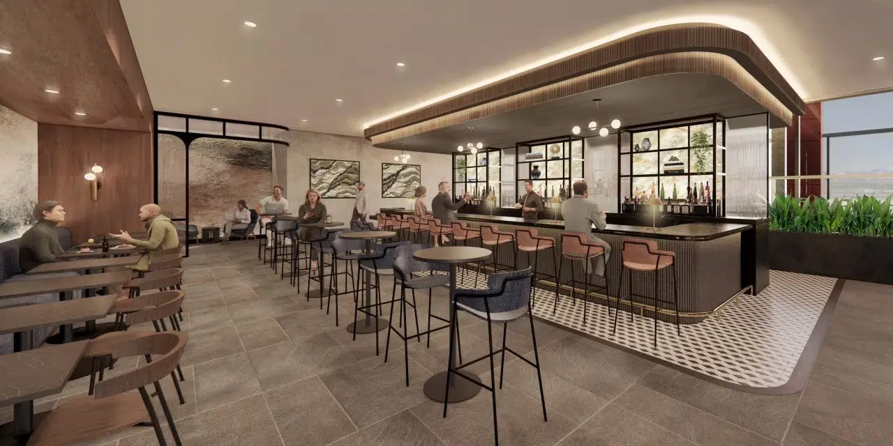 Amex Centurion Lounge rendering for Salt Lake City (SLC)