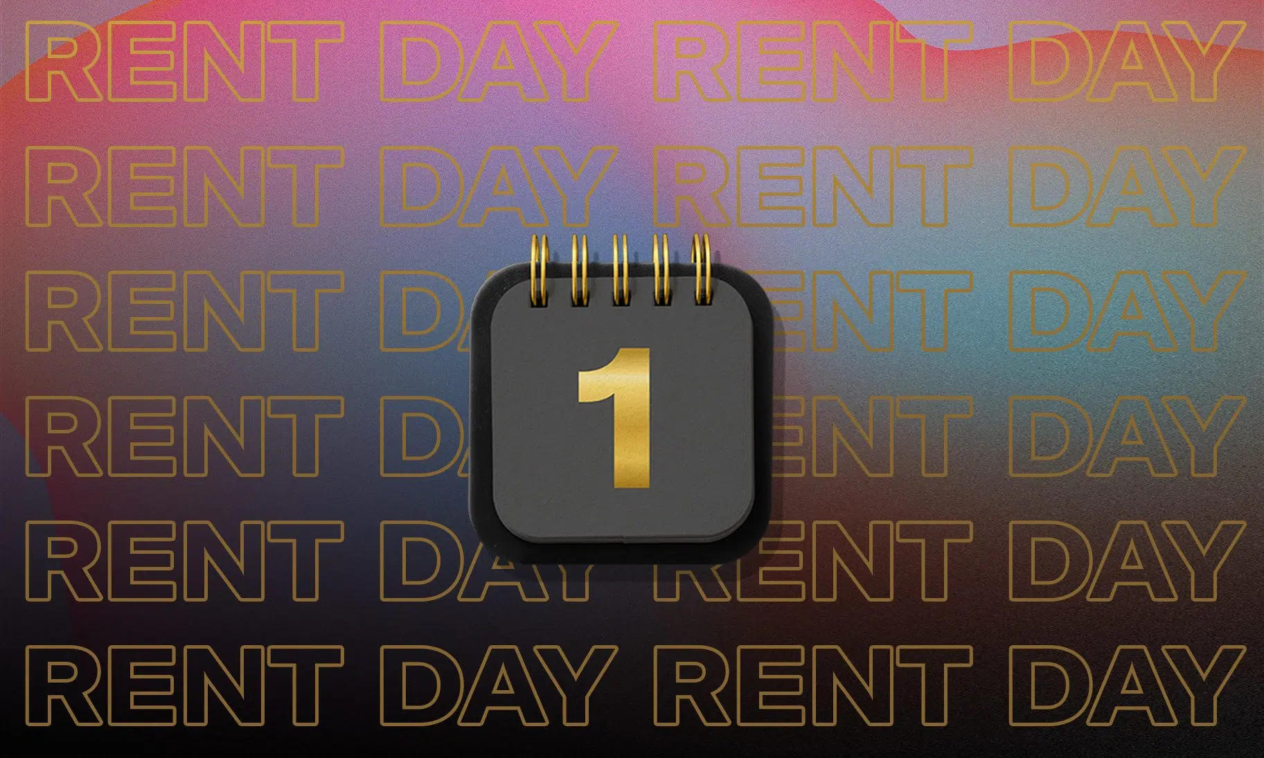 Calendar showing the first of the month for Bilt Rent Day