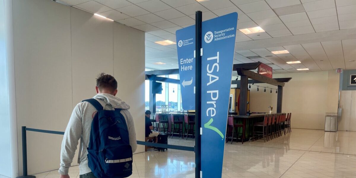 TSA PreCheck security lane