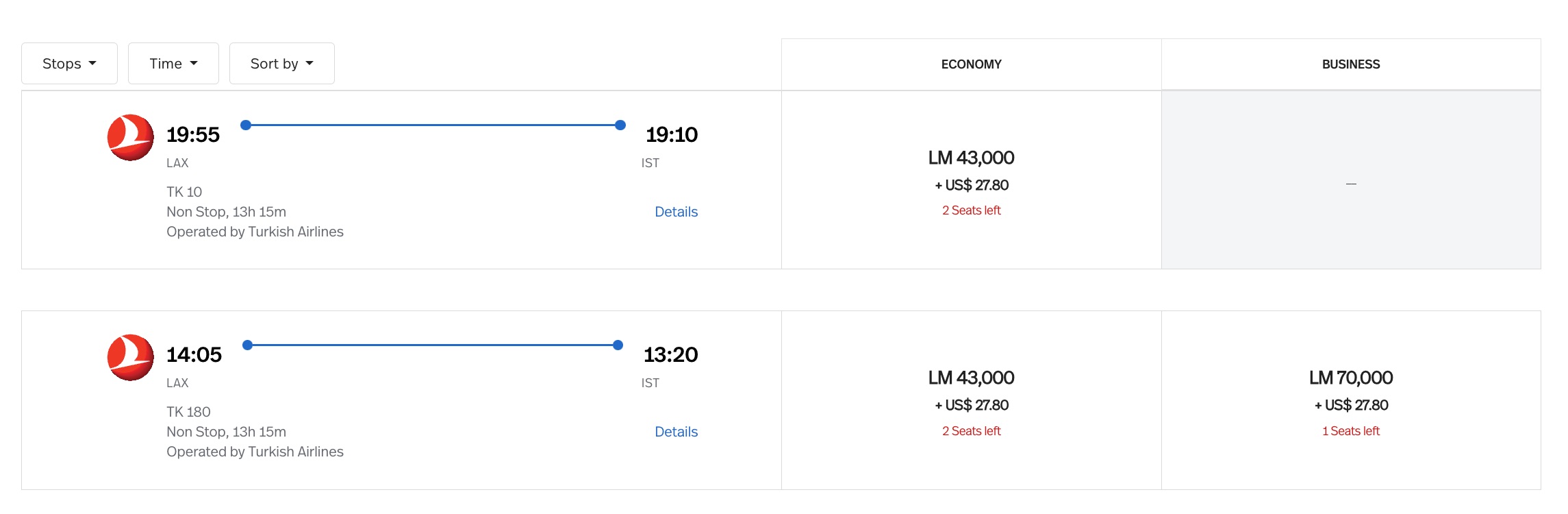 lax to istanbul lifemiles