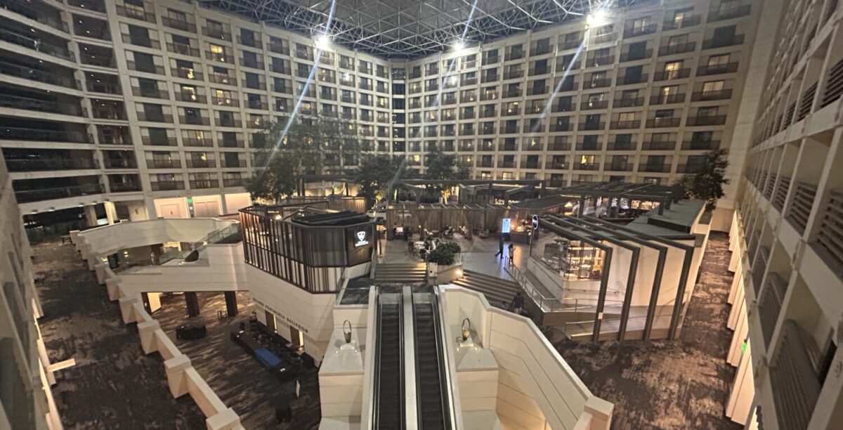 Hyatt Regency SFO atrium wide shot