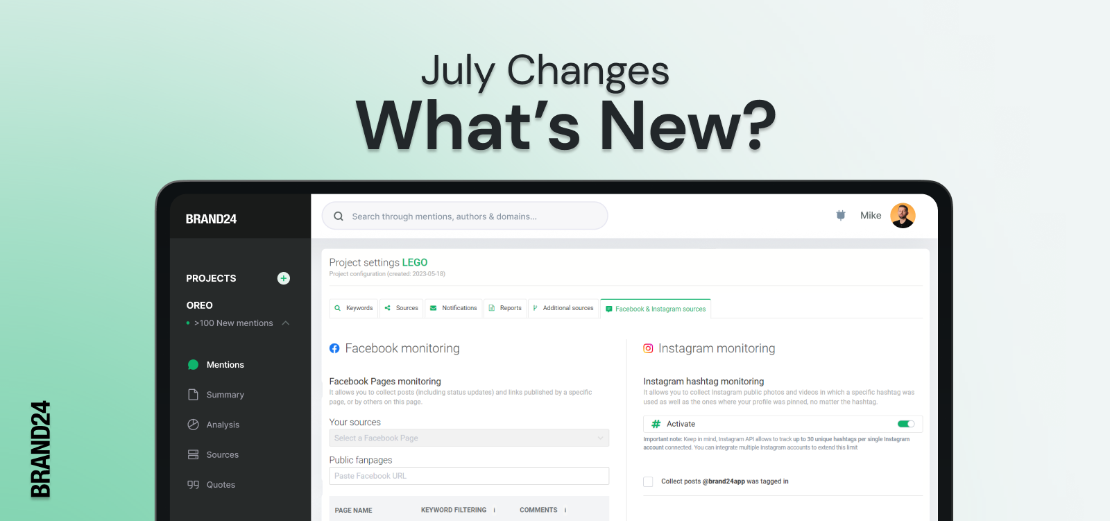 What’s New in Brand24? July Changes