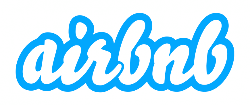 Old logo of Airbnb.