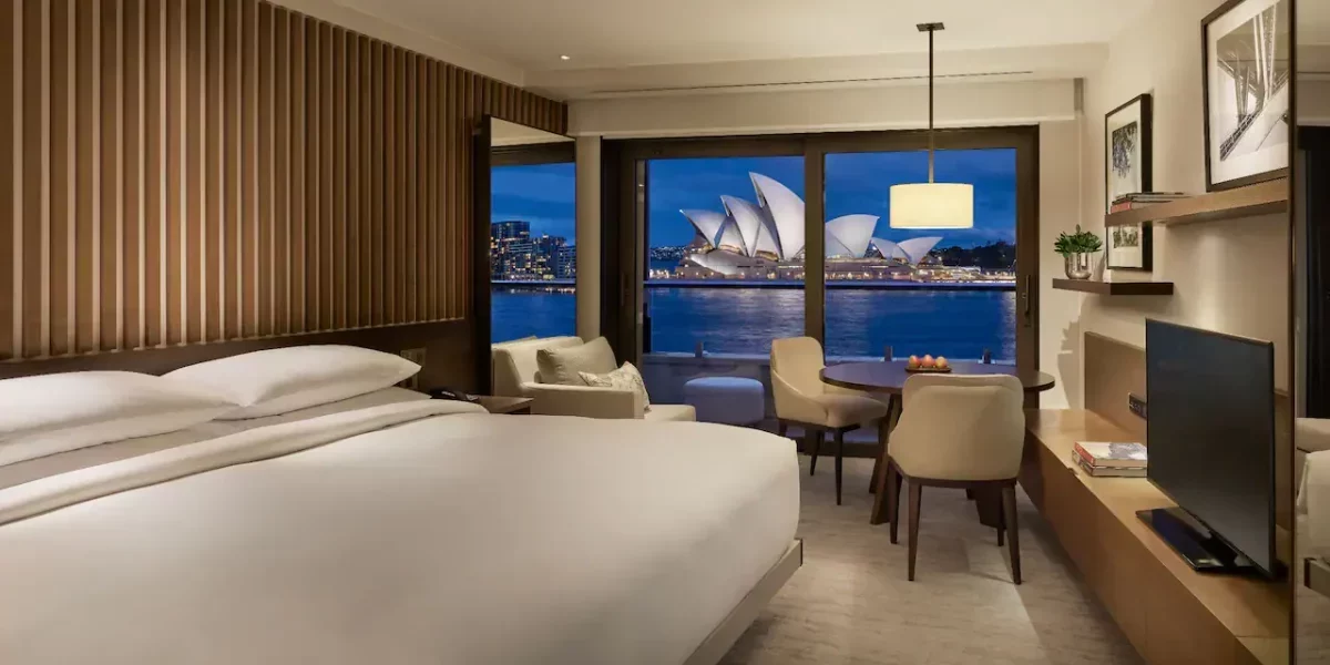 Park Hyatt Sydney with Opera House in background